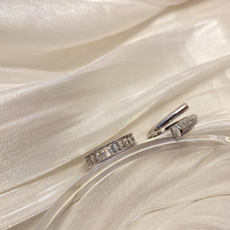 Index Finger Zirconia Open Ring