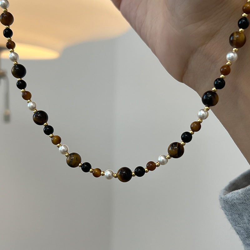 Vintage tiger's eye necklace