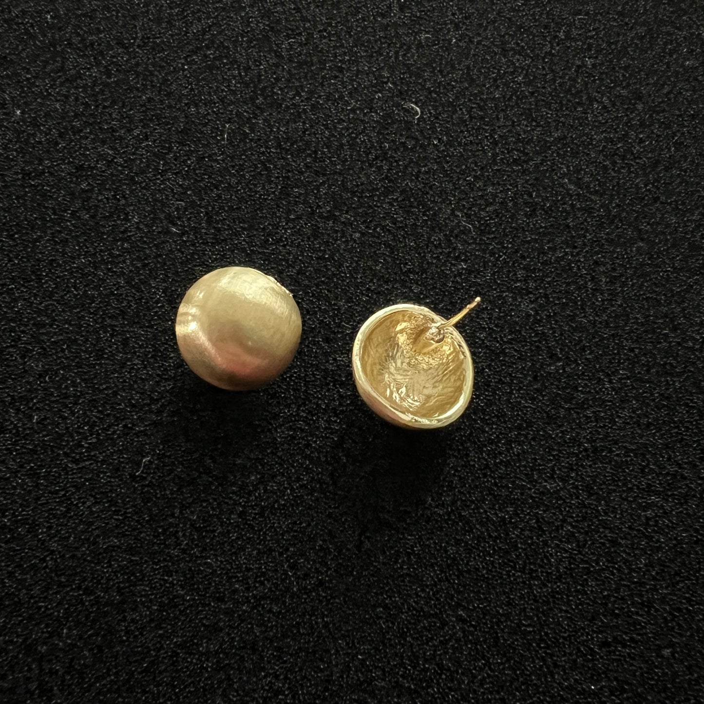 Frosted Cool White Minimalist Earrings