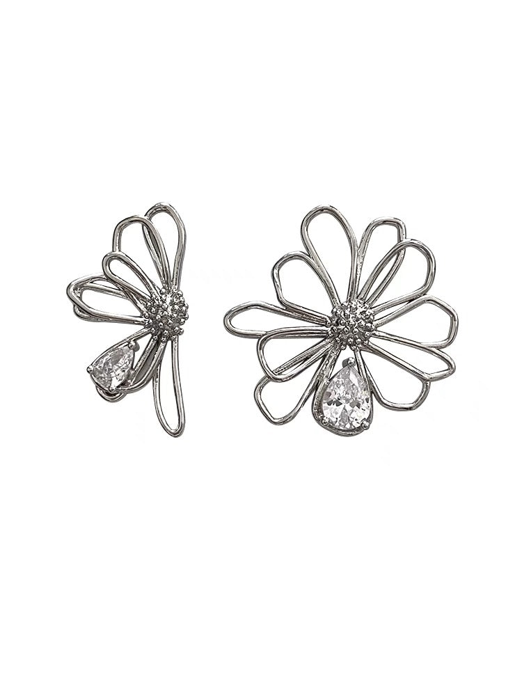 Floral Wire Earrings