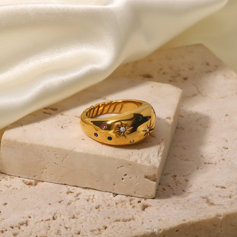 Six-Pointed Star Ring