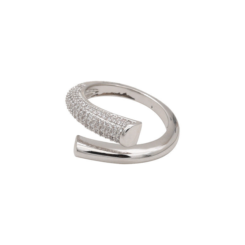 Index Finger Zirconia Open Ring