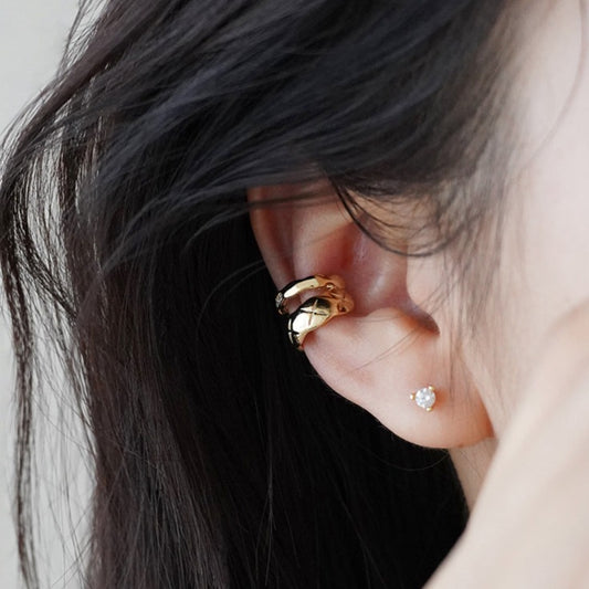 Double Ring Ear Bone Cuff