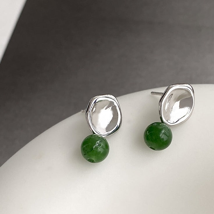 New Chinese Style Green Earrings