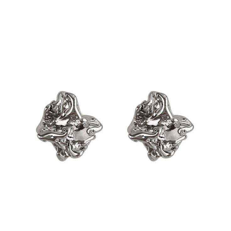 Meteorite Textured Earrings