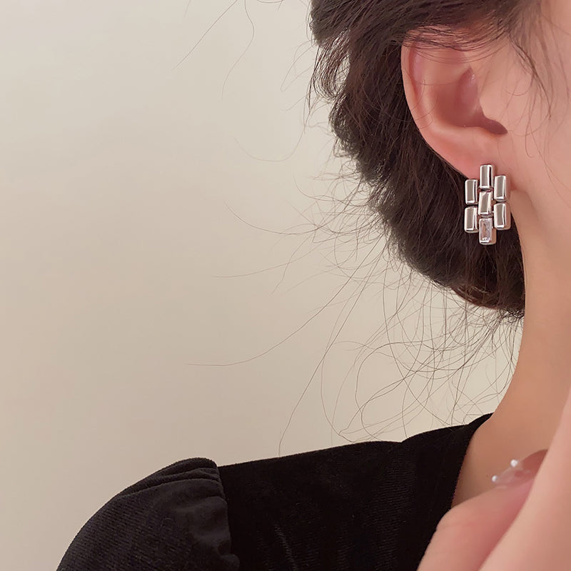Fashionable Retro Geometric Earrings