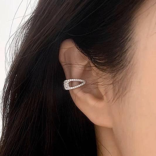 Micro-Set Cubic Zirconia Ear Cuff