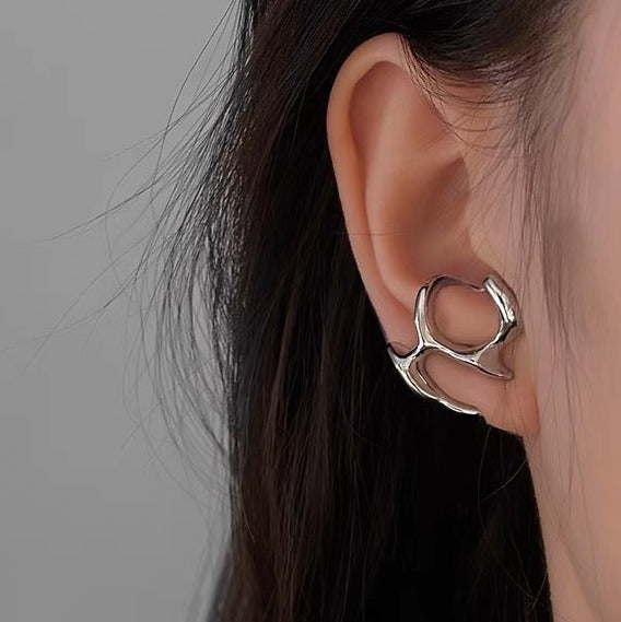 Irregular Liquid Metal Earrings