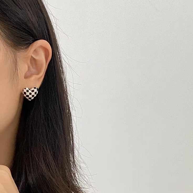 Heart Design Earrings
