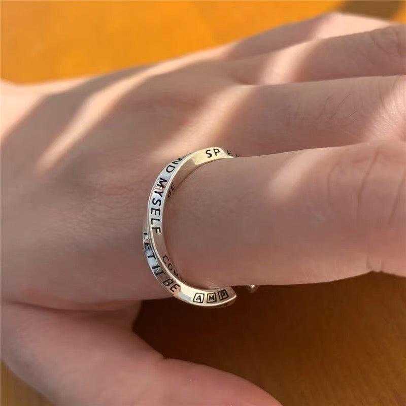 Mobius Graffiti Open Ring